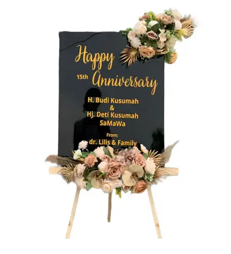 Papan Bunga Akrilik Gerbo